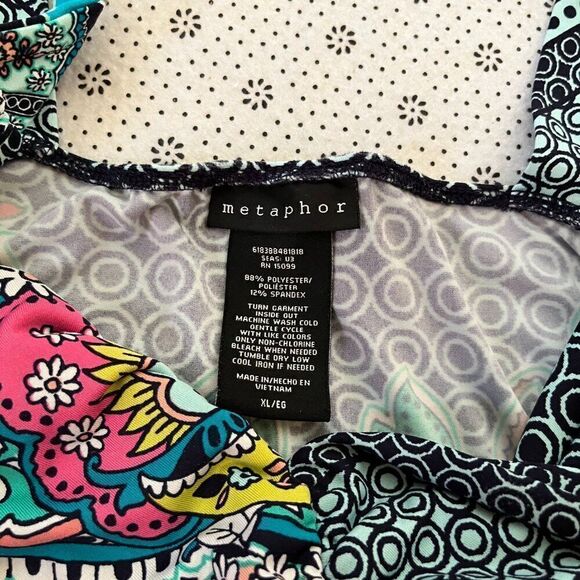 Metaphor XL Maxi Dress Boho Blue Pink Comfy CoolβFun - Picture 7 of 12